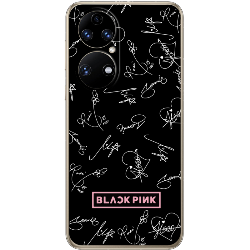 Чохол BoxFace Huawei P50 Blackpink автограф
