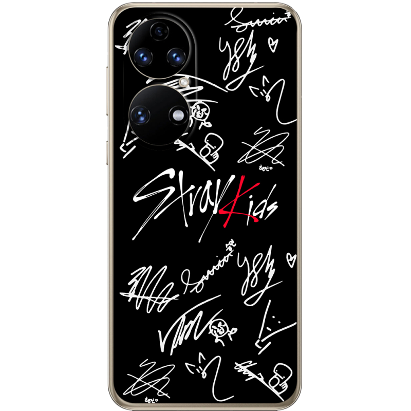 Чохол BoxFace Huawei P50 Stray Kids автограф