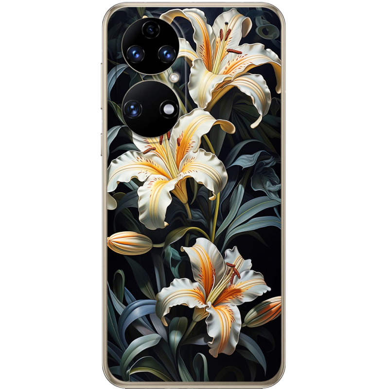 Чохол BoxFace Huawei P50 Сяйво цвіту ночі