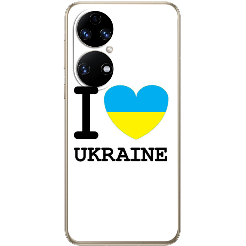 Чохол BoxFace Huawei P50 I love Ukraine