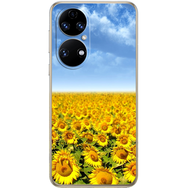 Чохол BoxFace Huawei P50 Подсолнухи