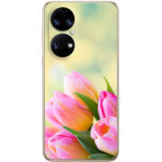 Чохол BoxFace Huawei P50 Bouquet of Tulips