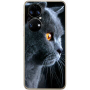 Чохол BoxFace Huawei P50 English cat