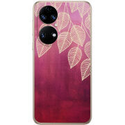 Чохол BoxFace Huawei P50 Gold Leaves