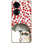 Чохол BoxFace Huawei P50 Raining Hearts