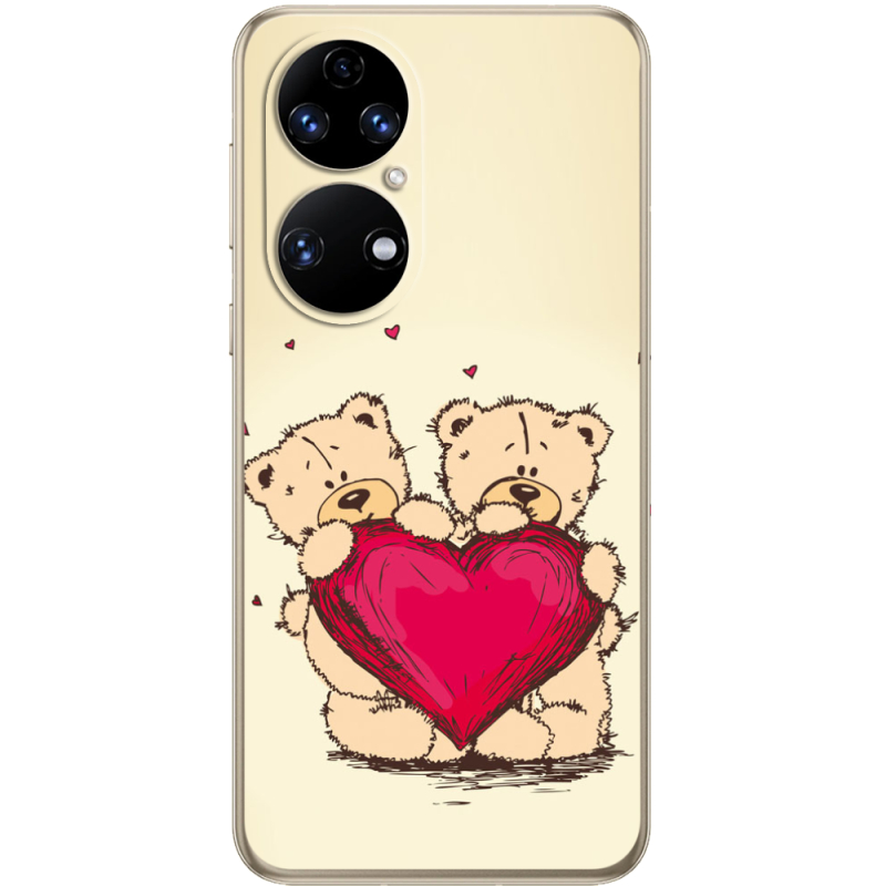 Чохол BoxFace Huawei P50 Teddy Bear Love