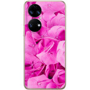 Чохол BoxFace Huawei P50 Pink Flowers