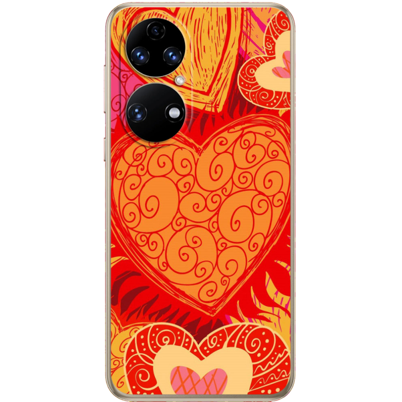 Чохол BoxFace Huawei P50 Warm Hearts
