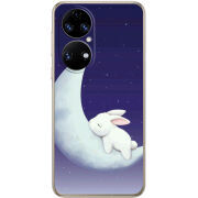 Чохол BoxFace Huawei P50 Moon Bunny