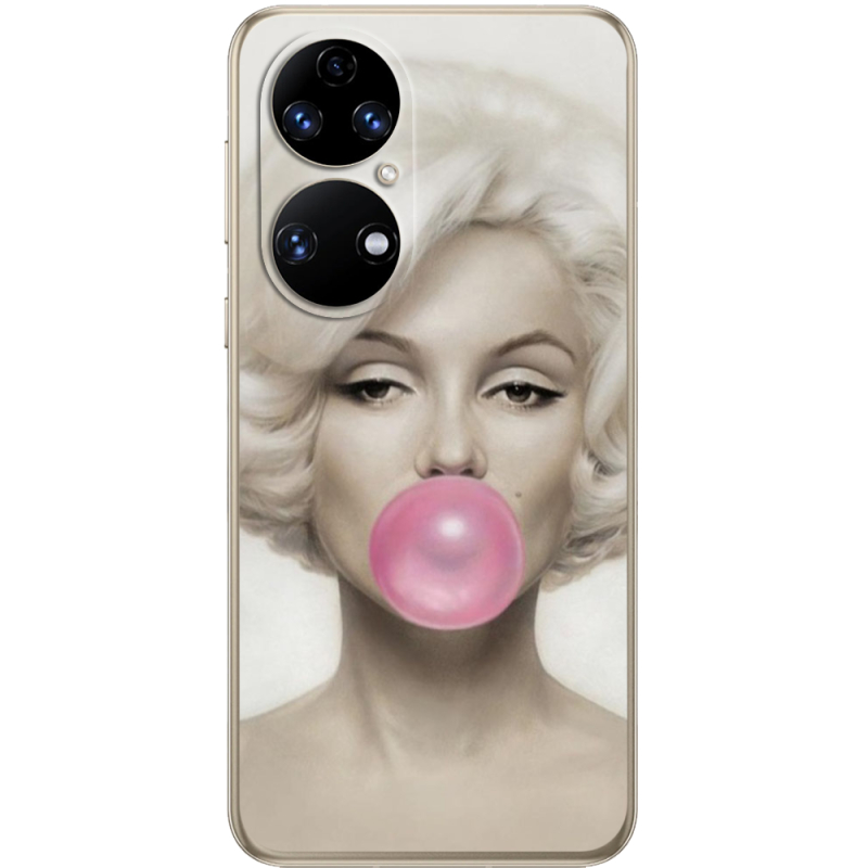 Чохол BoxFace Huawei P50 Marilyn Monroe Bubble Gum