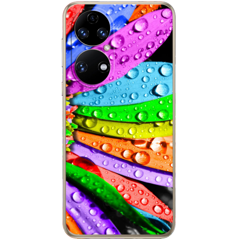 Чохол BoxFace Huawei P50 Colored Chamomile