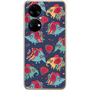 Чохол BoxFace Huawei P50 Flying Elephants