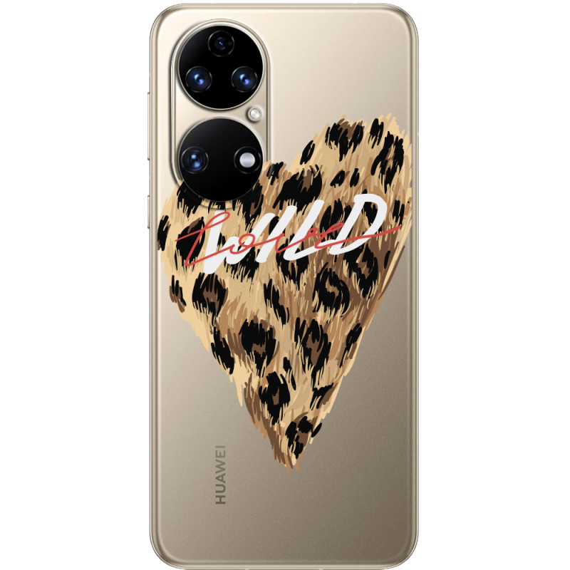 Прозорий чохол BoxFace Huawei P50 Wild Love