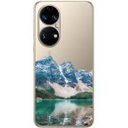 Прозорий чохол BoxFace Huawei P50 Blue Mountain