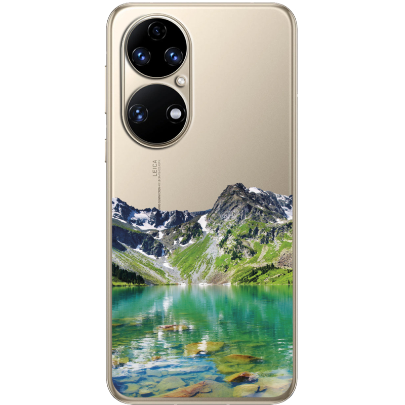Прозорий чохол BoxFace Huawei P50 Green Mountain