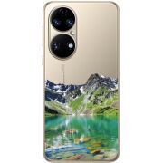 Прозорий чохол BoxFace Huawei P50 Green Mountain