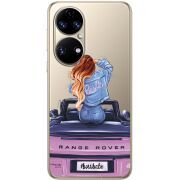 Прозорий чохол BoxFace Huawei P50 Boss Babe