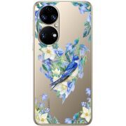 Прозорий чохол BoxFace Huawei P50 Spring Bird