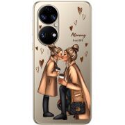 Прозорий чохол BoxFace Huawei P50 Mommy Is My BFF