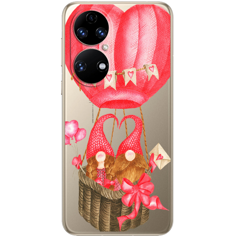 Прозорий чохол BoxFace Huawei P50 Valentine Dwarfs