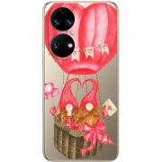 Прозорий чохол BoxFace Huawei P50 Valentine Dwarfs