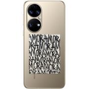 Прозорий чохол BoxFace Huawei P50 Amor Amor