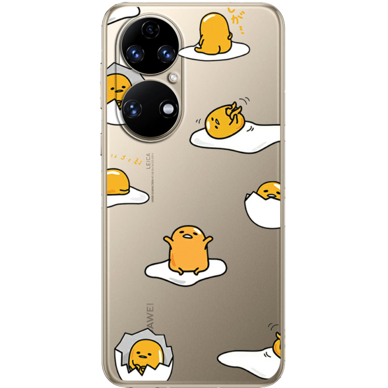 Прозорий чохол BoxFace Huawei P50 Gudetama