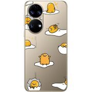 Прозорий чохол BoxFace Huawei P50 Gudetama