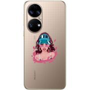 Прозорий чохол BoxFace Huawei P50 Selena Gomez