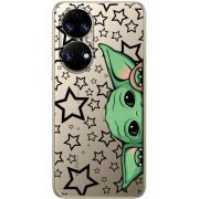 Прозорий чохол BoxFace Huawei P50 Baby Yoda