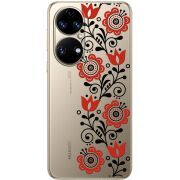 Прозорий чохол BoxFace Huawei P50 Ethno Ornament
