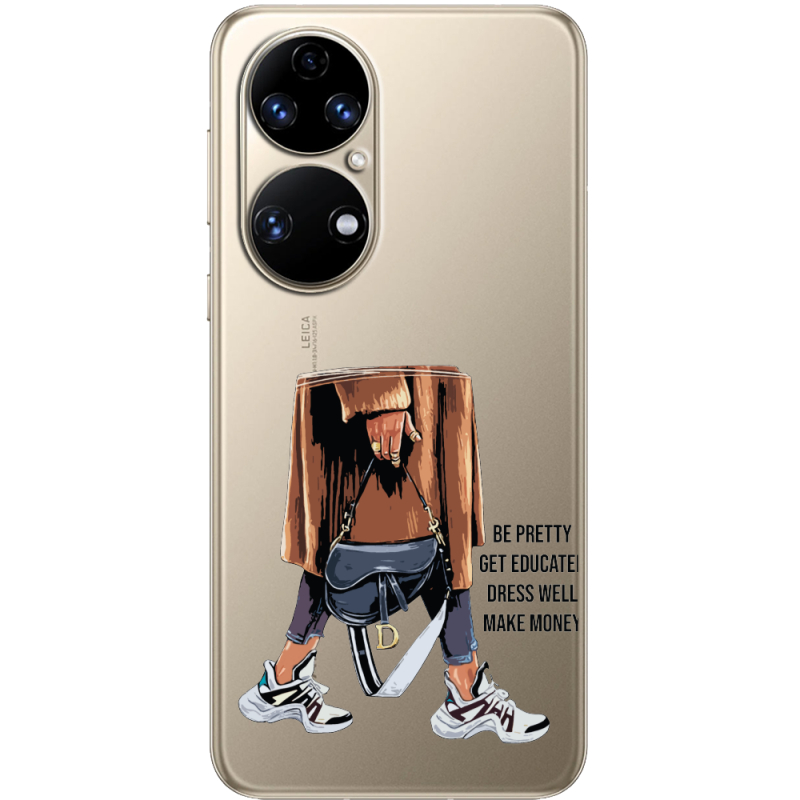 Прозорий чохол BoxFace Huawei P50 Motivation