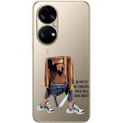 Прозорий чохол BoxFace Huawei P50 Motivation