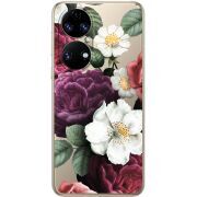 Прозорий чохол BoxFace Huawei P50 Floral Dark Dreams
