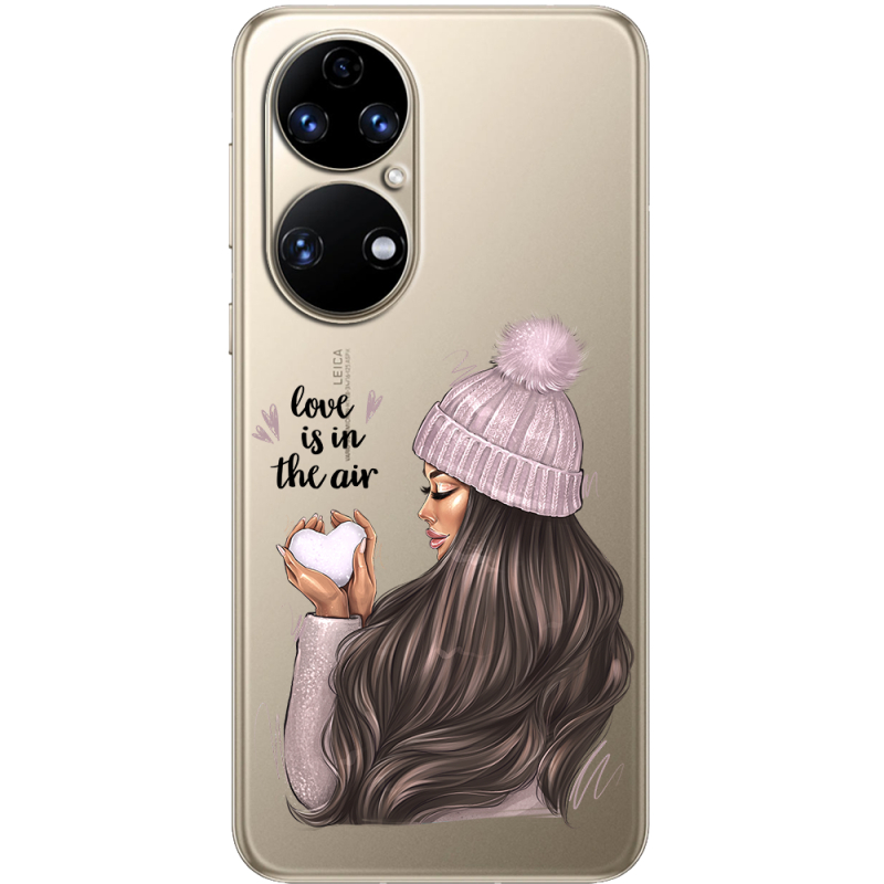 Прозорий чохол BoxFace Huawei P50 love is in the air