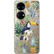 Прозорий чохол BoxFace Huawei P50 Tucan