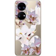 Прозорий чохол BoxFace Huawei P50 Chinese Magnolia