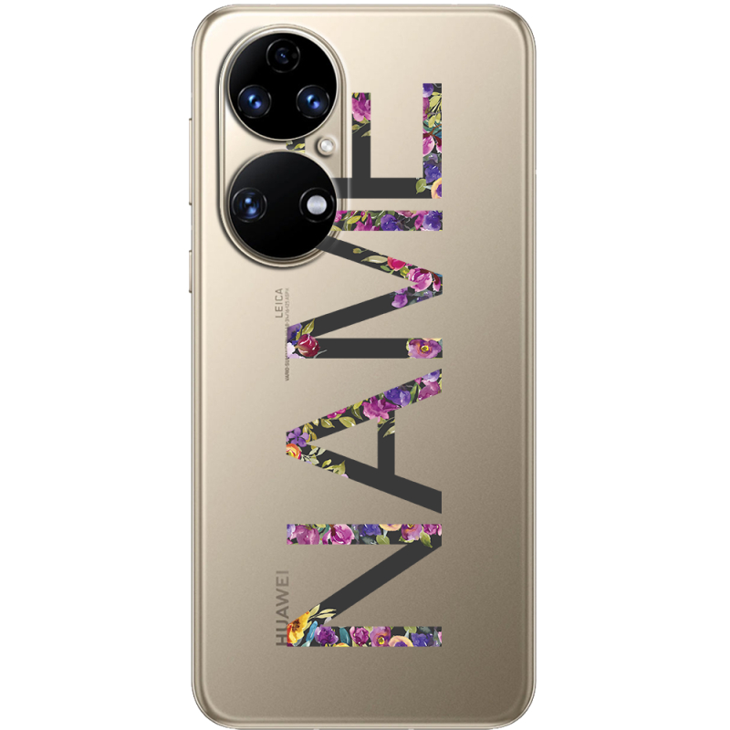 Прозорий чохол BoxFace Huawei P50 Именной