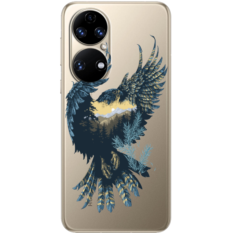 Прозорий чохол BoxFace Huawei P50 Eagle