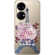 Чохол зі стразами Huawei P50 Eiffel Tower