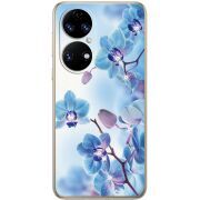 Чохол зі стразами Huawei P50 Orchids