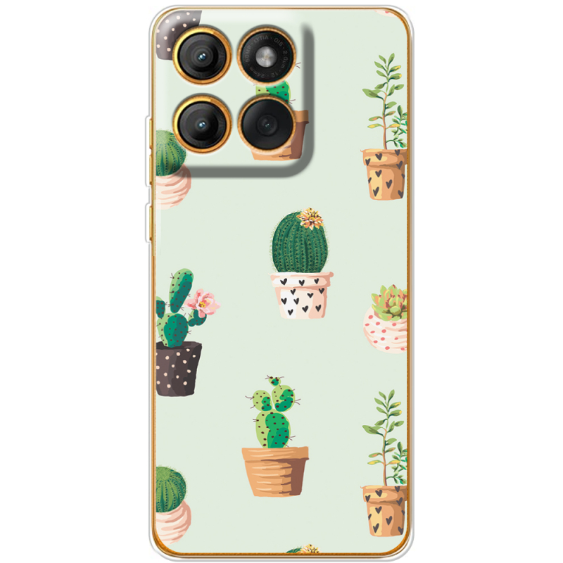 Чохол BoxFace Moto Edge 60 L-green Cacti