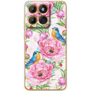Чохол BoxFace Moto Edge 60 Birds and Flowers