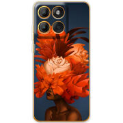 Чохол BoxFace Moto Edge 60 Exquisite Orange Flowers