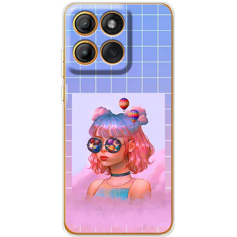 Чохол BoxFace Moto Edge 60 Girl in the Clouds