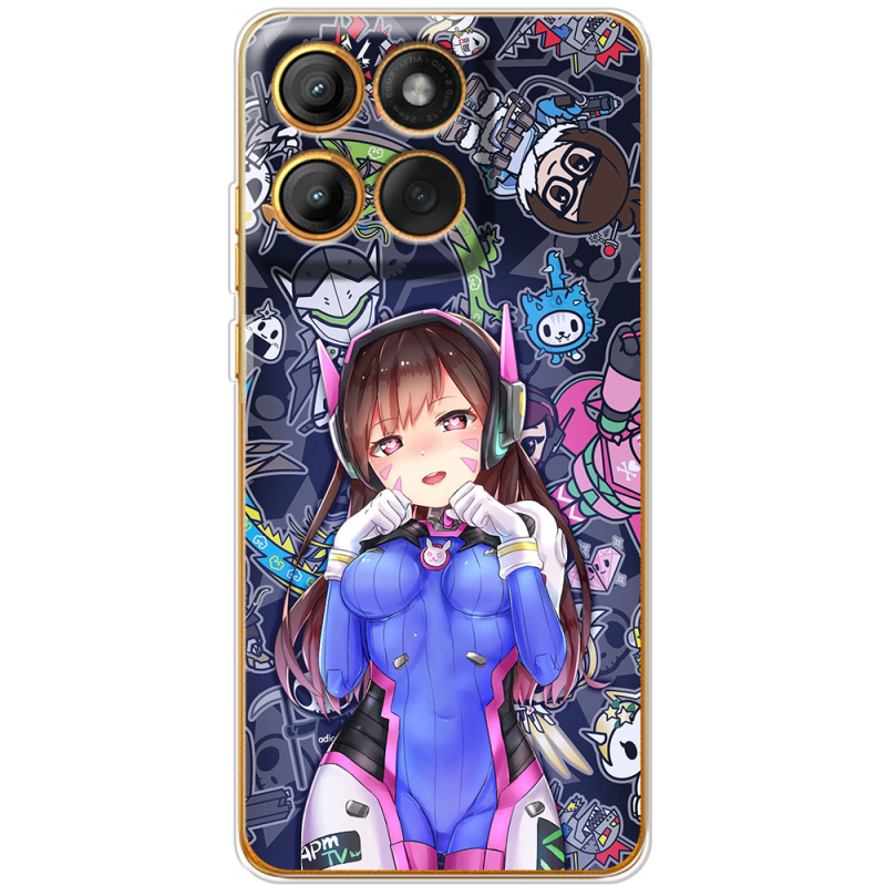 Чохол BoxFace Moto Edge 60 Overwatch D.VA