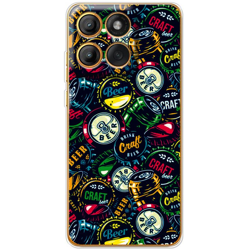 Чохол BoxFace Moto Edge 60 Bottle Caps