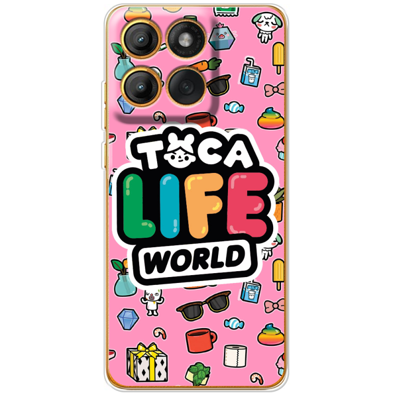 Чохол BoxFace Moto Edge 60 Toca Boca Life World