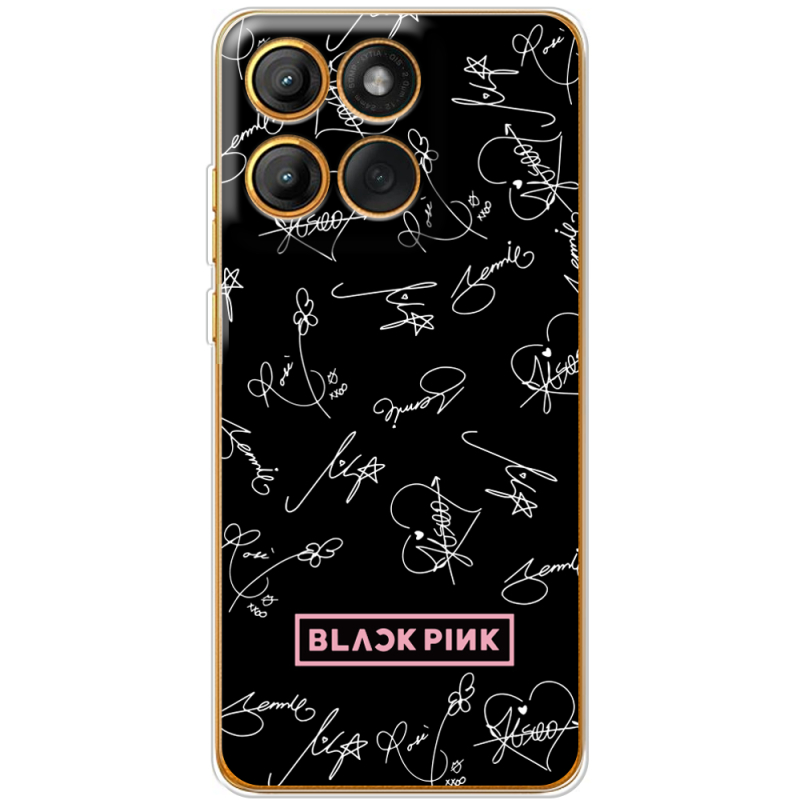 Чохол BoxFace Moto Edge 60 Blackpink автограф