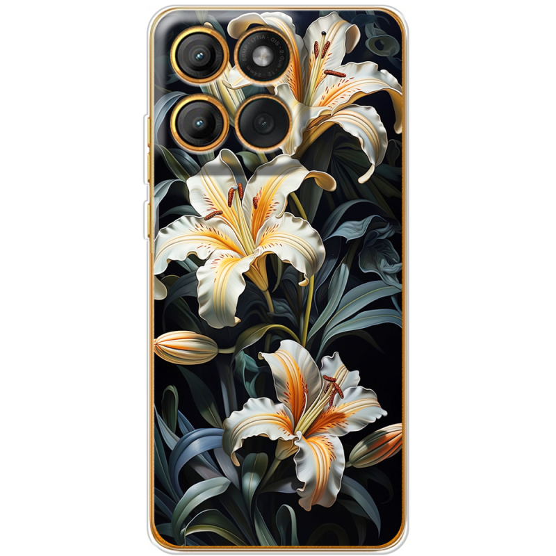 Чохол BoxFace Moto Edge 60 Сяйво цвіту ночі